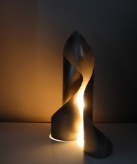 Wave sfeervolle rvs design lamp - Joeniq design